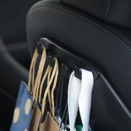 2pcs Car Seat Back Hooks for Tesla Model 3 Y Front Seat Organizer Hanger Holder