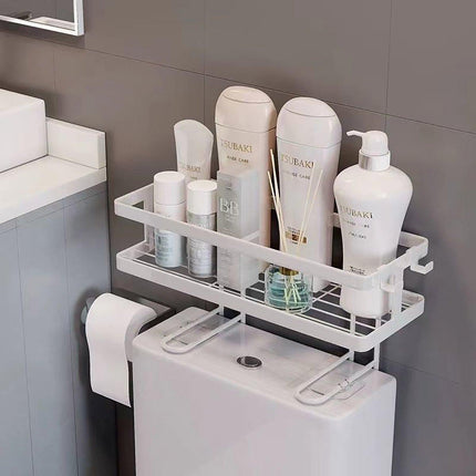 Storage Rack 1Tier Space Saver Over The Toilet Steel Bathroom Shelf Organizer