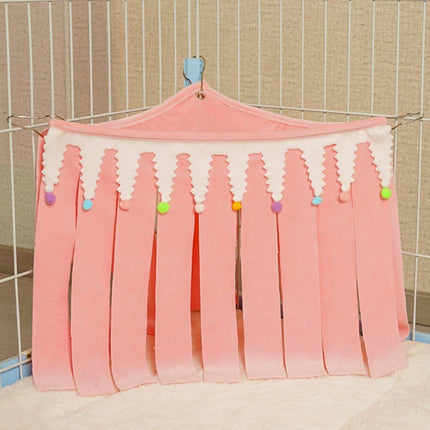 Hammock Hideout House for Hamsters Guinea Pigs Rabbits with Tassel Shelter