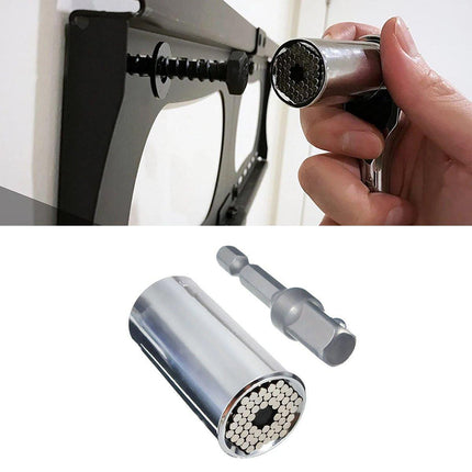 2PACK Universal Socket Grip Multi-Function Ratchet Wrench Power Drill Tool Gift - Aimall