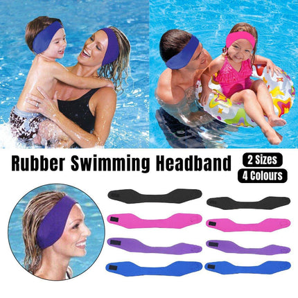 Adjustable Waterproof Swimming Headband for Ear Protection Unisex Diving Use