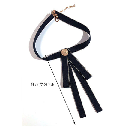 3PCS Unisex Pure School Uniform Tie Bow College Style Student JK Shirt Accessory