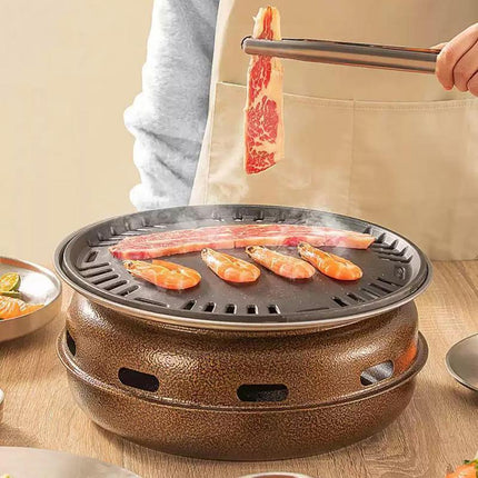 Multifunctional Charcoal Barbecue Grill Household Korean BBQ Grill Port - Aimall