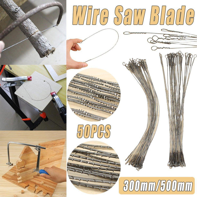 50x Meike Wire Cutting Blade Multifunctional Woodworking Stretch Steel Fine Tooth
