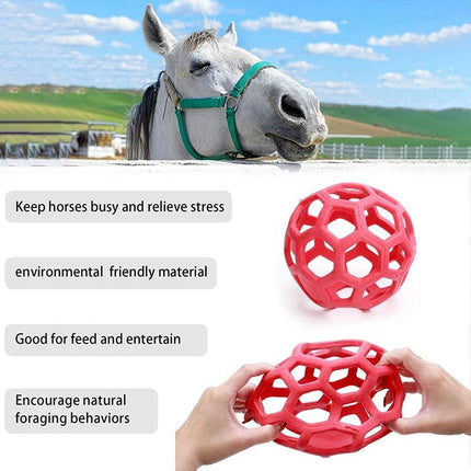 Hanging Hay Feeders Stable Feed Polo Feeding Balls Toy for Horses and Livestock