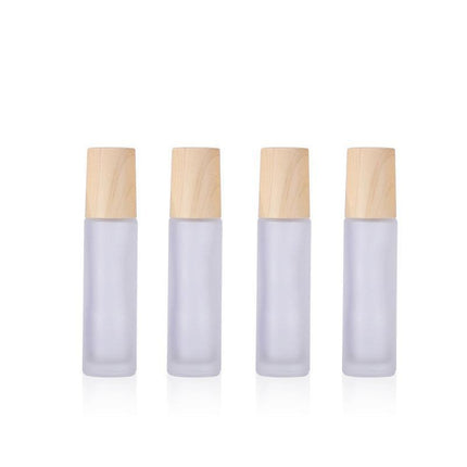 5X10ml Glass Bottle Roller Rollerball Perfume Frosted Essential Oil Roll On Ball - Aimall