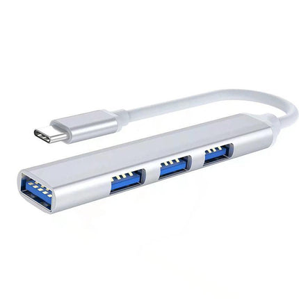 USB C HUB 3.0 Type C 4-Port Multi-Splitter OTG Adapter for PC Android Laptop Mac - Aimall