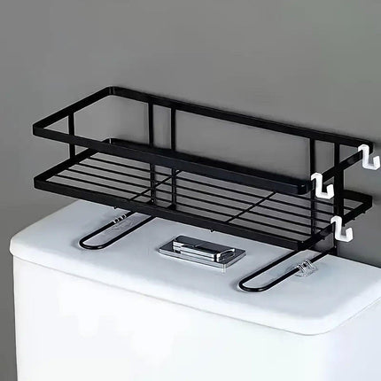 Storage Rack 1Tier Space Saver Over The Toilet Steel Bathroom Shelf Organizer