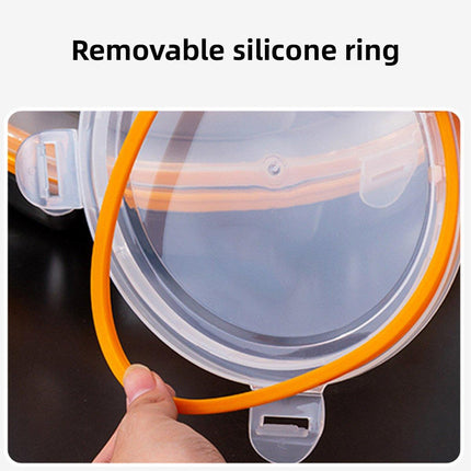 Multi Compartment Lunch Box with Lid Five Compartments Food Storage Fruit Plate