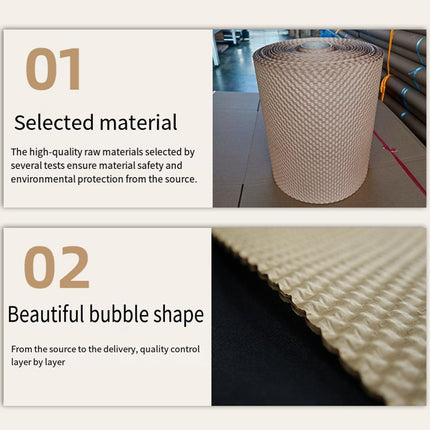 Cowhide Pressure Bubble Paper Roll Shock Absorbing Biodegradable Cushioning Wrap