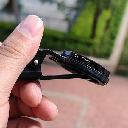37mm HD Clip On Protective Cover Professional CPL Filter Phone Camera Lens