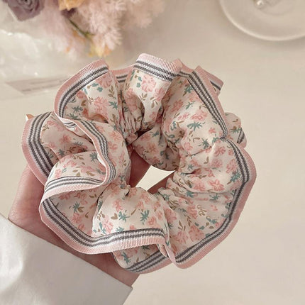 Oversize Large Scrunchies Silk Satin Elastic Hair Hair Bands Rope Tie Ponytail - Aimall