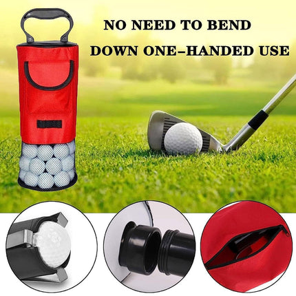 Golf Mesh Ball Pickup Tube Golf Accessories Portable Golf Ball Retriever Tool