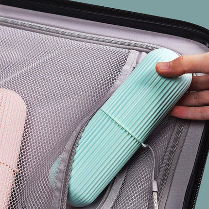 Travel Toothbrush and Toothpaste Holder Portable Bathroom Storage Box Case Cover