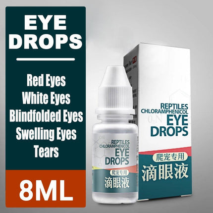 8ml Chloramphenicol Eye Drops for Reptiles Tortoises Eye Infection Treatment