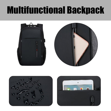 Men Business Bag Laptop Multi Functional Computer Bag Large Capacity Backpack