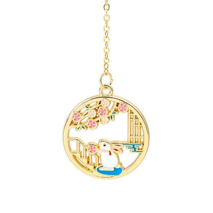  Retro Metal Rabbit Bookmark