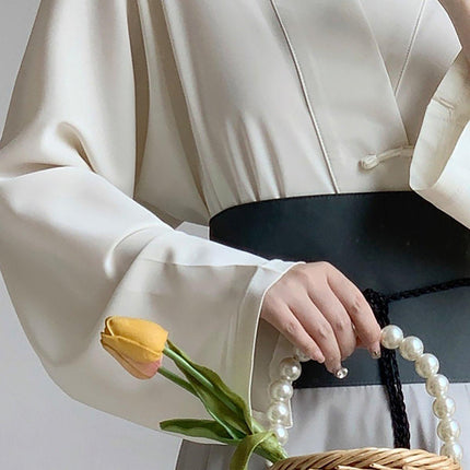 Stylish Chinese Style Hanfu Skirt Suit Traditional Womens Outfit for Daily Wear