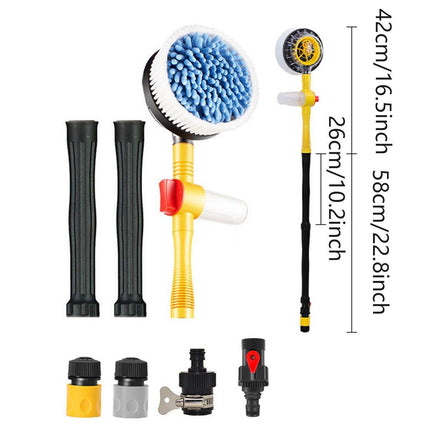 High-Pressure Car Washer Brush Rotating Sponge Cleaner Vehicle Care Tool