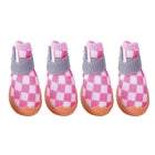 4pcs Breathable Mesh Dog Shoes Small Pets Puppy Paw Protection Summer Boots