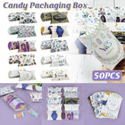 Elegant Wedding Party Candy Boxes 50PcsGift Packaging Supplies Party Decorations