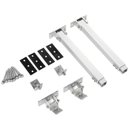 Adjustable Solar Panel Mounting Brackets 15-30 Degrees Aluminum Roof PV Support