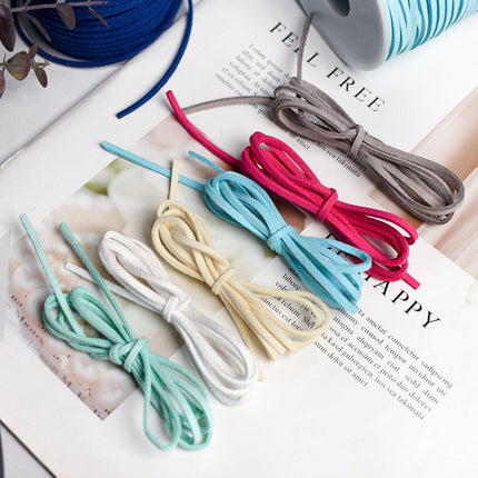 Leather Suede Rope Drawstring Diy Braided Rope Gift Box Packaging Belt