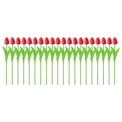 20PCS Real Touch Artificial Tulip Bouquet Fake Flowers for Home Wedding Decor