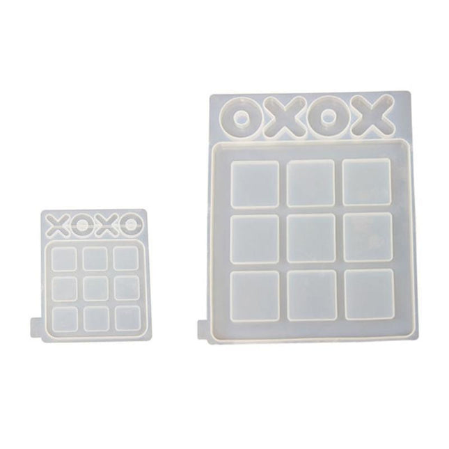 Silicone Mold Making Tic-Tac-Toe Game Jewelry Resin Casting Mould Craft DIY Tool - Aimall