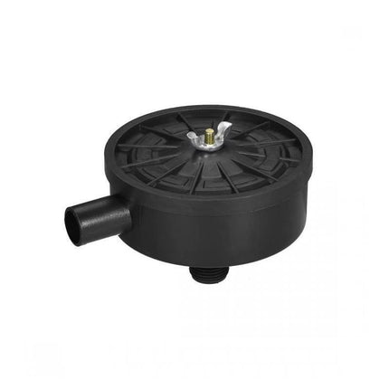 2 PCS Compressor Male Threaded 20mm Air Intake Silencer Filter Black Shell - Aimall