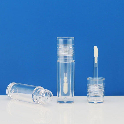 10pcs 3ml Transparent Lip Gloss Tubes Small Capacity Lip Glaze Containers