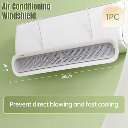 Wall Mounted Air Conditioner Deflector Adjustable Prevents Direct Blowing