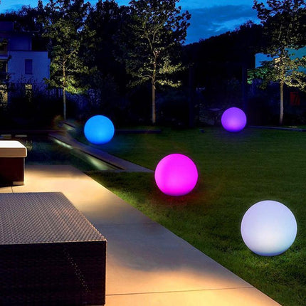 Outdoor Inflatable Beach Ball LED Light Swimming Pool Party Water Game Toys - Aimall