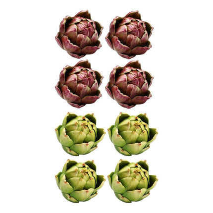 4PCS Artificial Succulent Plant French Lily Artichoke Head Household Room Decor
