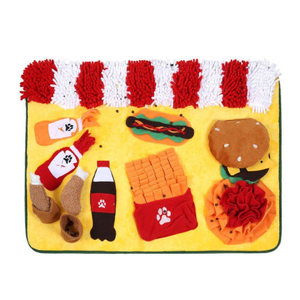 Dog Sniffing Pad Pet Training Mat Interactive Snuffle Toy for Dogs Stress Relief