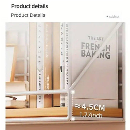 No-Punch Wall Mounted Iron Storage Rack Hanging Shelf for Home Organisation