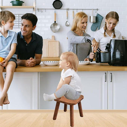 Wooden Short Stool Living Room Shoe Changing Stool Home Furniture Seat