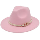 Jazz Hat Autumn Winter Retro Large Brim Hat for Men and Women Stylish Headwear