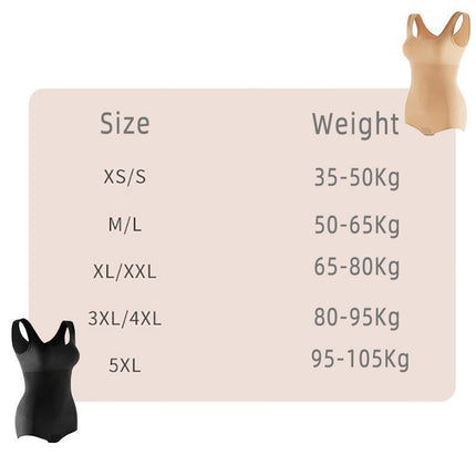 Beige Plus Women Full Body Shaper Seamless Slimming Tummy Control Bodysuit Shapewear - Aimall