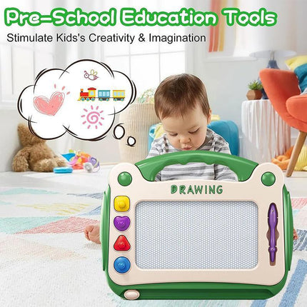 Magnetic Drawing Board Sketch Pad Doodle Writing Craft Children Kids Toy Gifts - Aimall