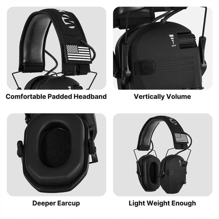 Professional Shooting Noise Cancelling Earmuffs Outdoor Soundproof Headphones
