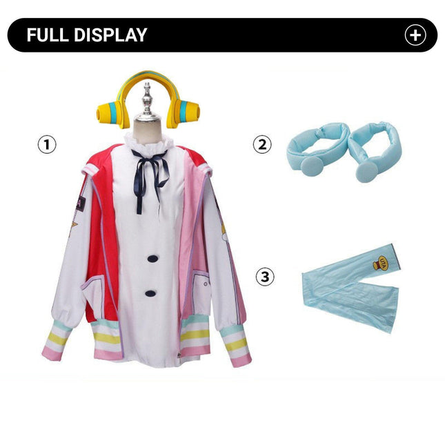 One Piece Cos RED Theater Edition World Of Gongs UTA Uta Cosplay Halloween Costume