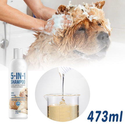 Lavender Scent Pet Shampoo for Cats and Dogs Long-Lasting Fragrance Bath Supplies