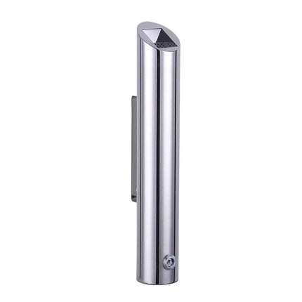 Wall Mounted Ashtray Stainless Steel 1.8L Floor Standing Vertical Trash Bin