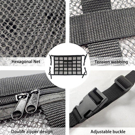 Large Capacity Ceiling Hanging Roof Net In Car Storage Bag for Travel Essentials