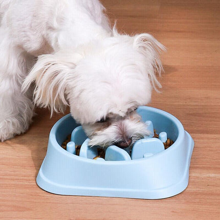 Dog-Bowl Dishes Slow-Feeder Large Pet-Eat Dogs Food-Nonslip Interactive Large - Aimall