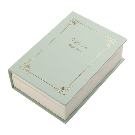 Creative PU Leather Jewelry Box Book Earrings Rings Necklace Organizer Holder