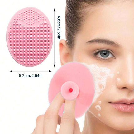 Silicone Face Cleansing Soft Brush Facial Washing Massager Scrubber Cleaner
