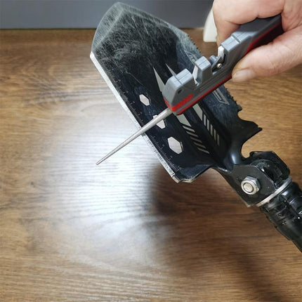 6-in-1 Knife Sharpener Diamond&Ceramic For Knives Blade Outdoor Survival Tool - Aimall