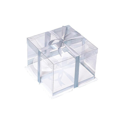 20 PCS Clear Treat Box Box Portable Cake Display Transparent Birthday Cake - Aimall